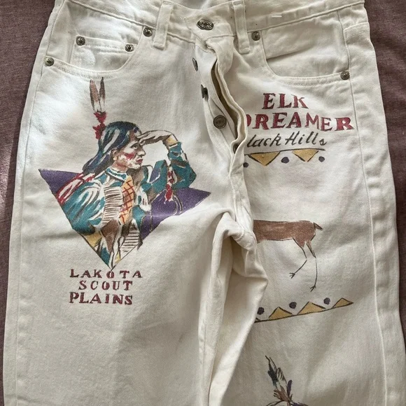 Ralph Lauren White Polo Dungarees - Picture 1 of 7